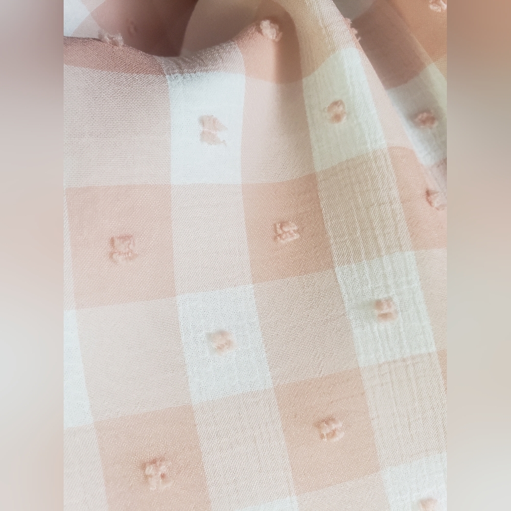 Nanette Lepore Pink Blush Gingham Dress Size 2 - Picture 13 of 13